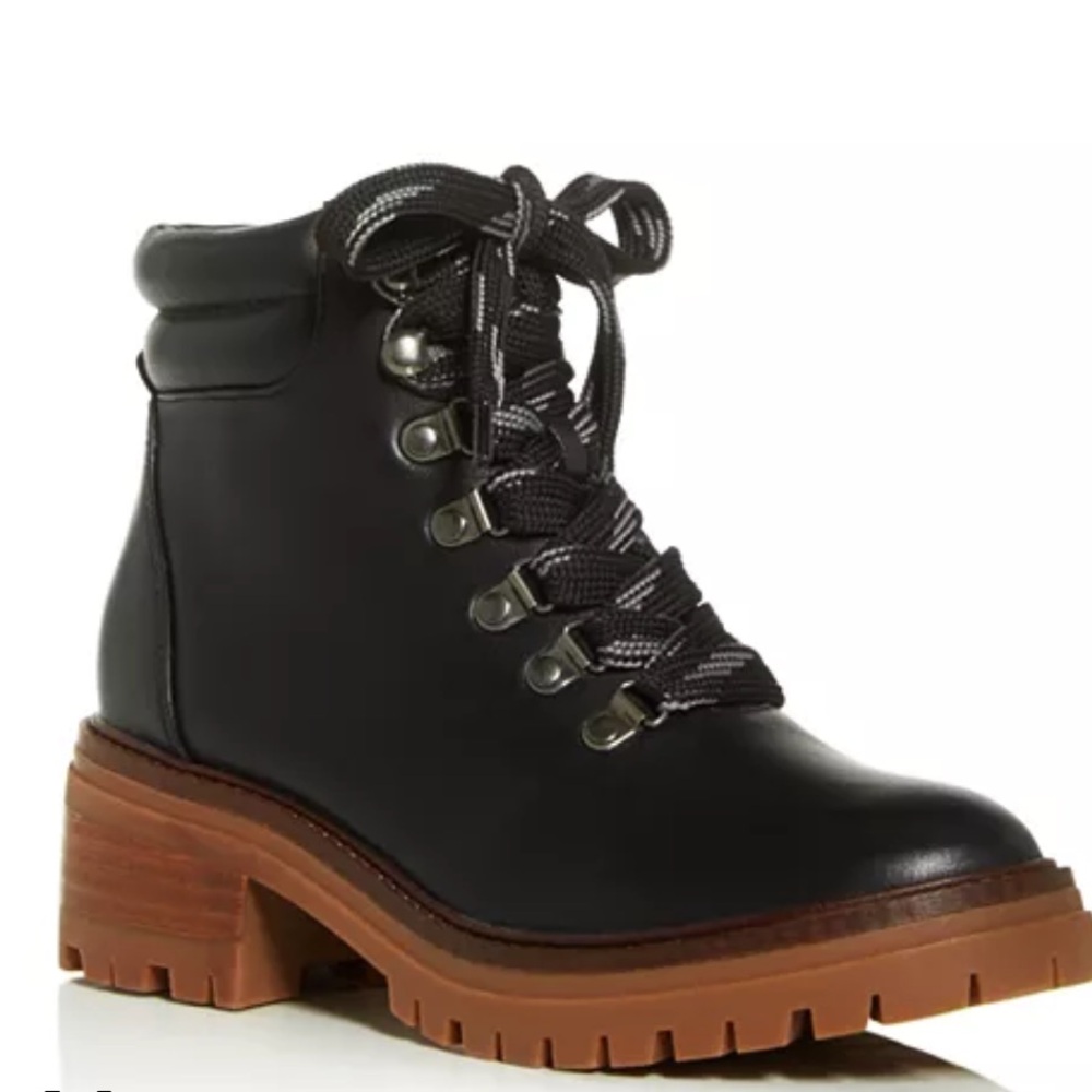 Gentle Souls by Kenneth Cole Brooklyn Waterproof Booties in black leather